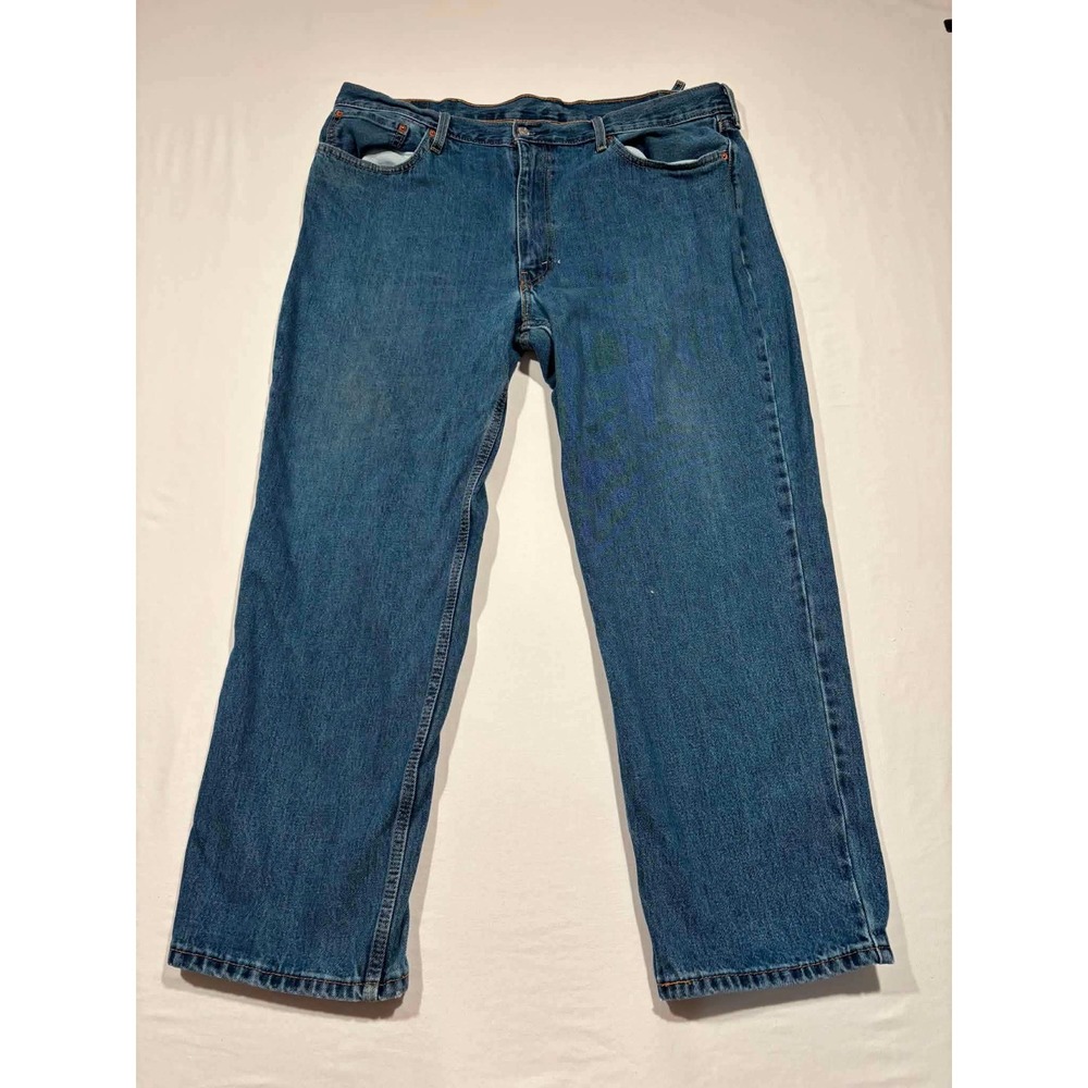 Levis 550 Relaxed Fit Mens Jeans 40x30 Medium Wash Blue Denim‎